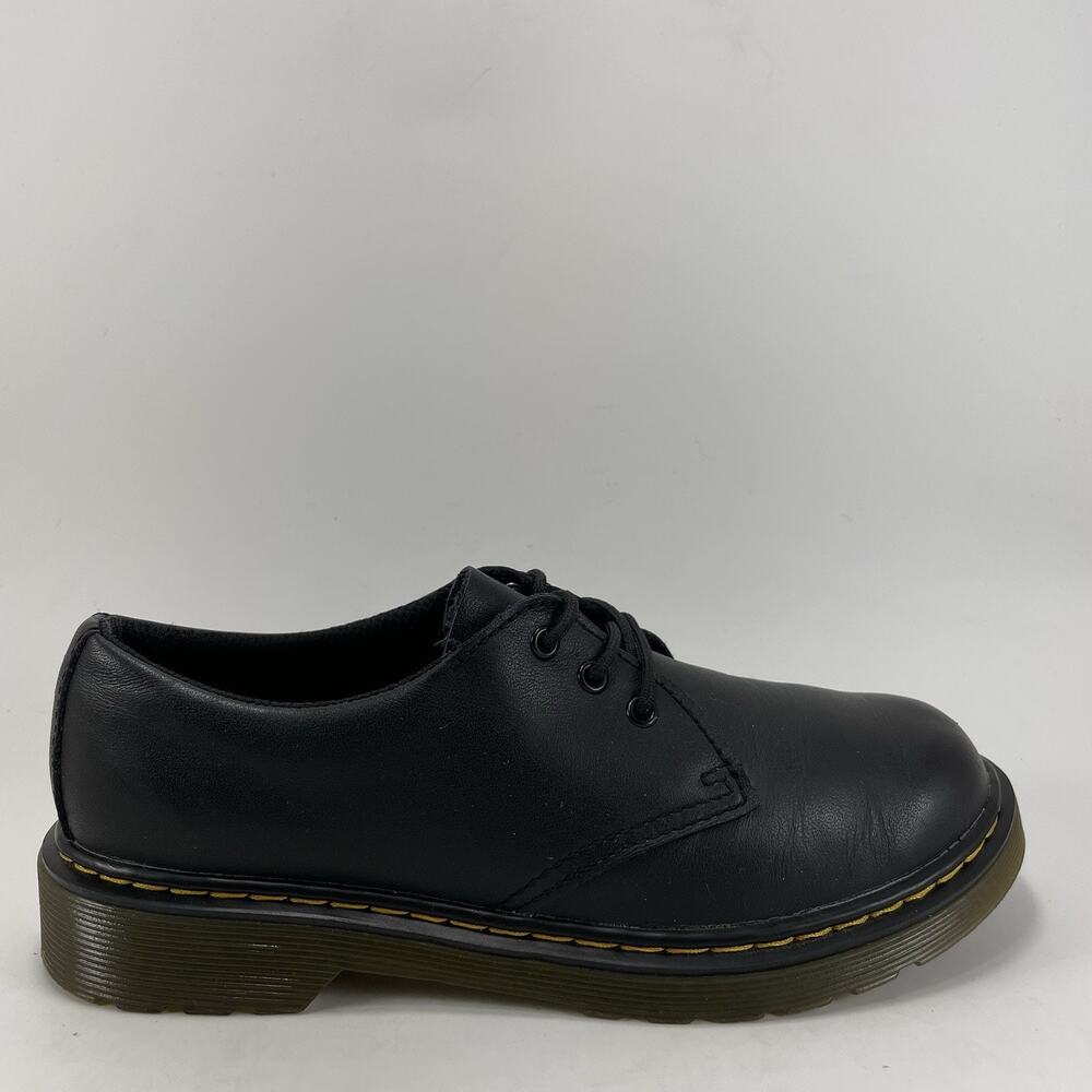 Dr. Doc Martens 1461 Softy Junior Oxford Boots Womens Size 5 Black Leather 3-Eye